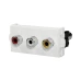 Модуль AV RCA «тюльпан» (Video + Audio R/L) 45×22.5 мм Smartdust SK-M174
